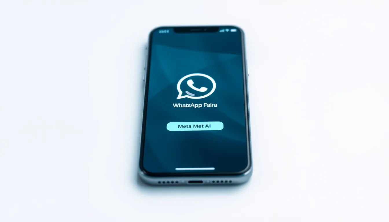 Meta AI button on WhatsApp