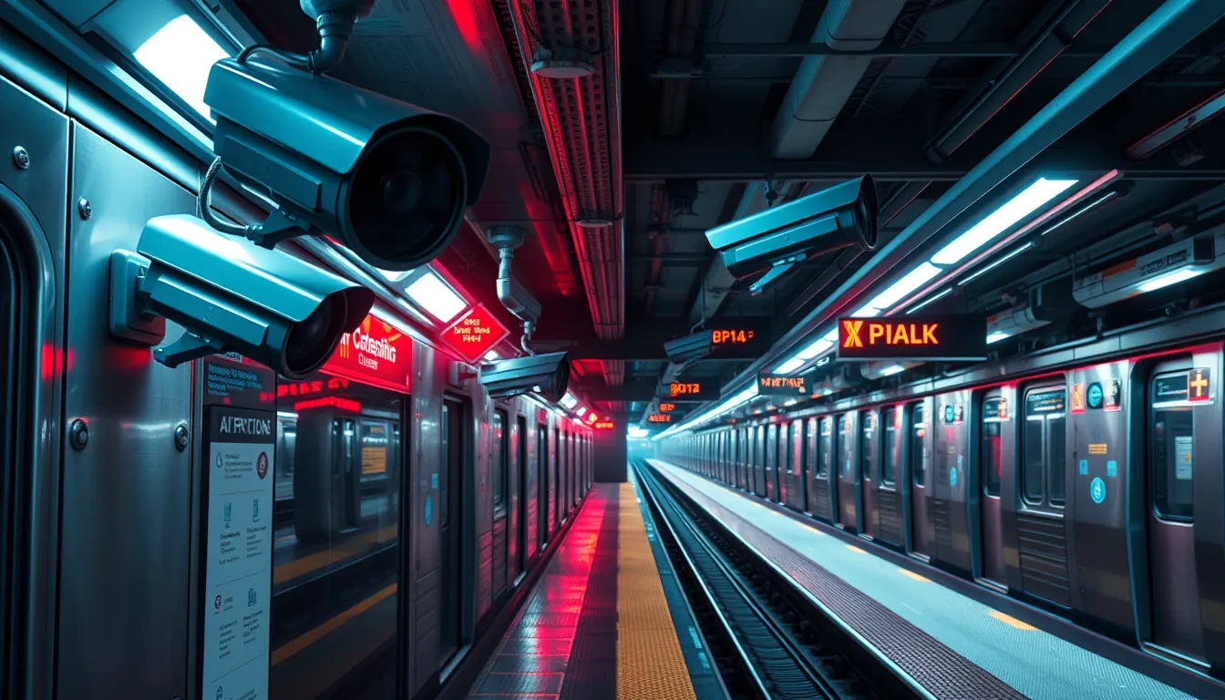AI-powered subway cameras