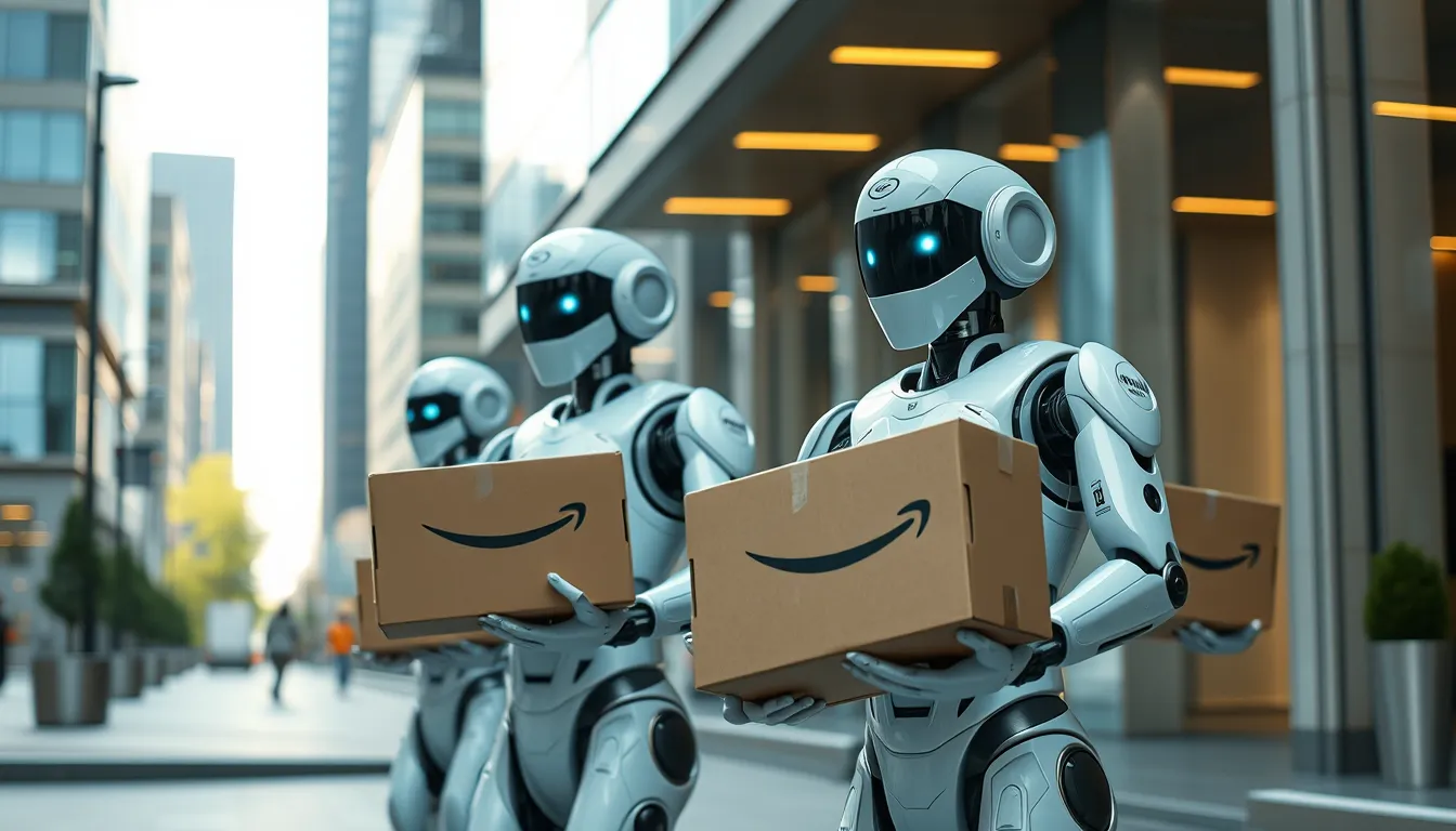 Amazon Humanoid Robots Revolutionize Package Delivery