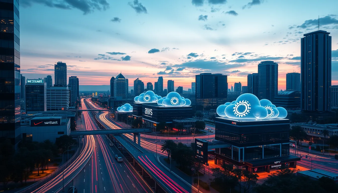 Verizon Business AWS fibre routes